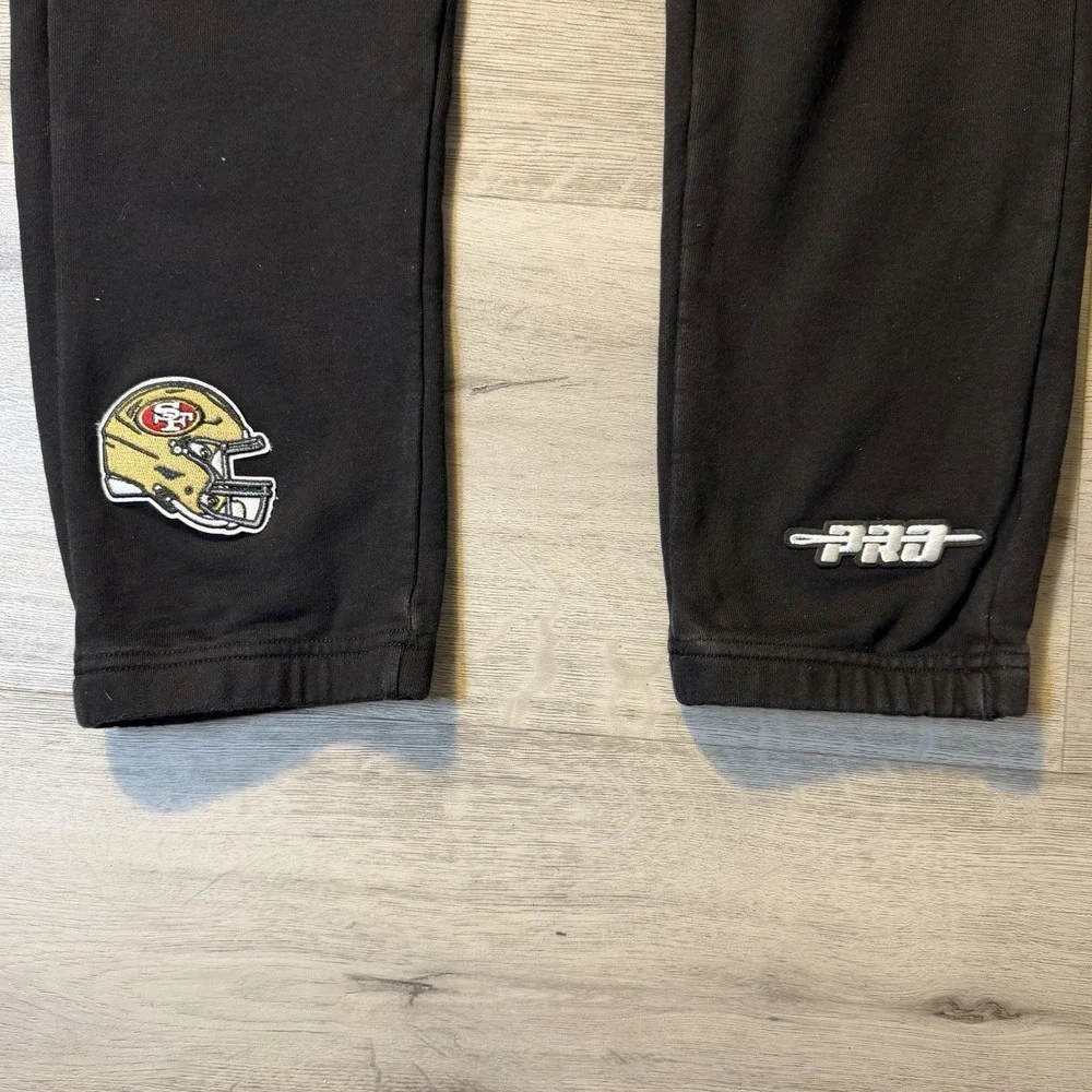 Pro Standard San Francisco 49ers Sweatpants Men's XL Black Joggers NFL Log